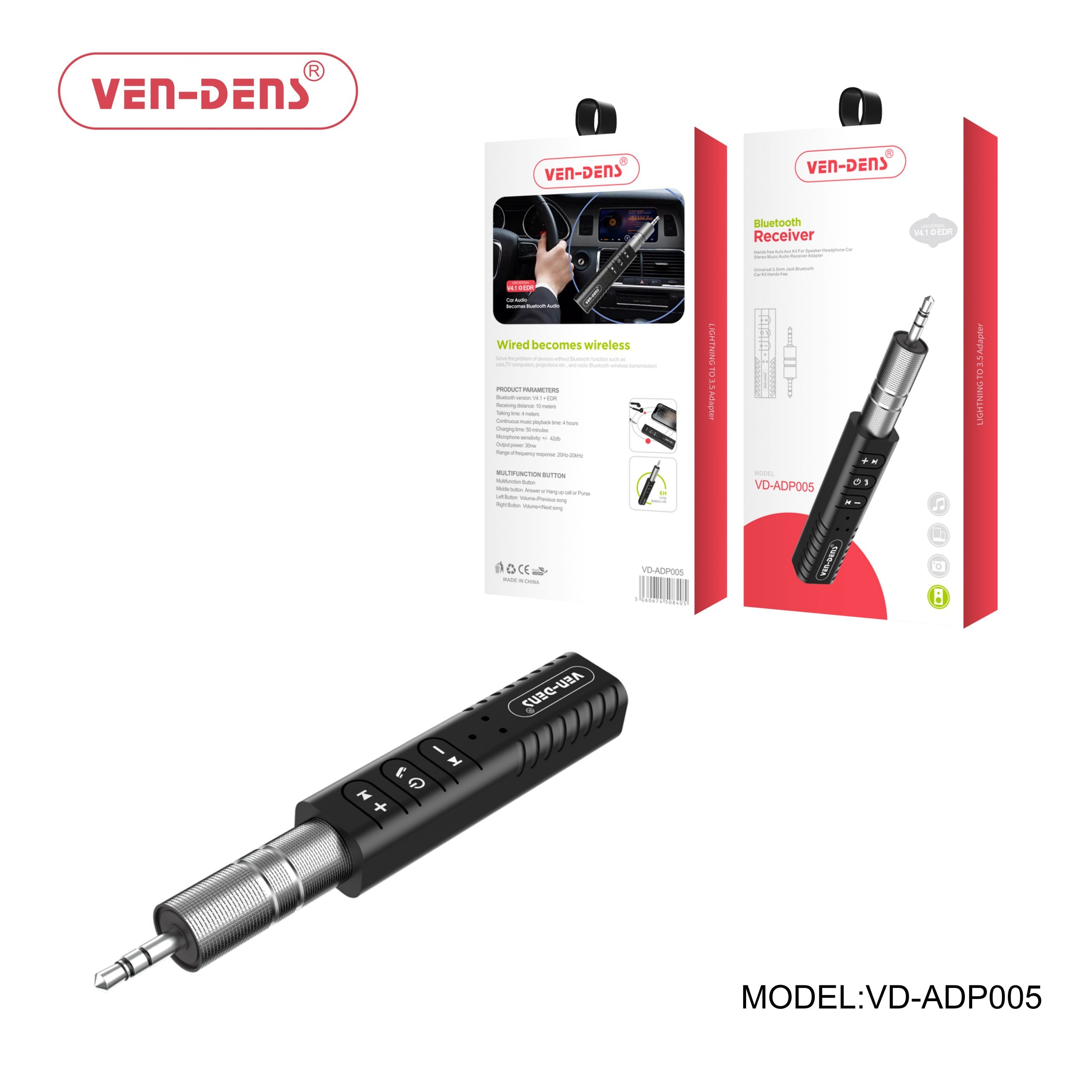 Ven-Dens Bluetooth Receiver